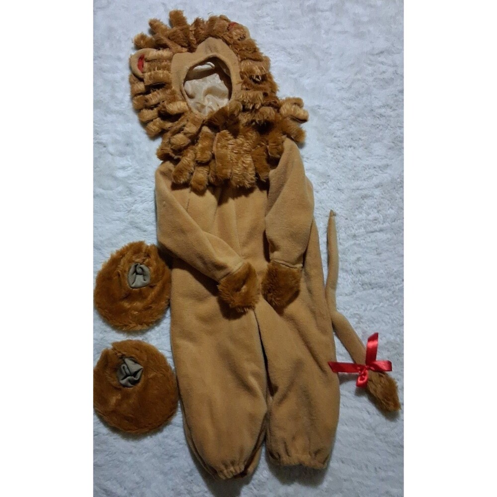 Wizard of Oz vintage In character costume the Cowardly Lion 18-24 months